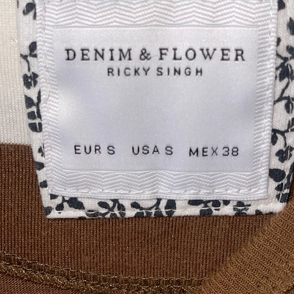 Denim & Flower Rugby Pullover‎ - Picture 4 of 6